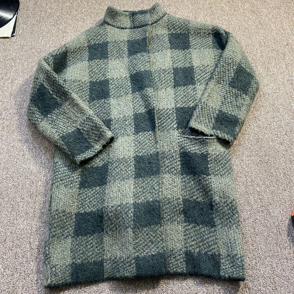 Rag & Bone Cammie Medium Sweater Coat Plaid - Long - Mohair Wool blend - Picture 1 of 11